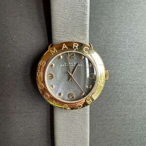 Gray and Gold Marc Jacobs Watch